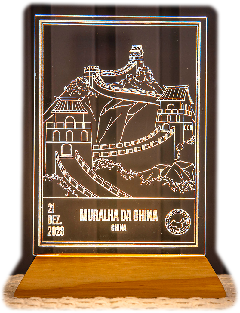 Luminária Muralha da China