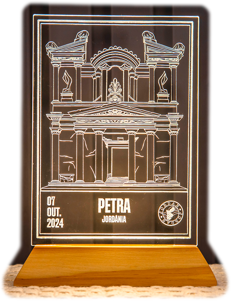 Luminária Petra Jordânia