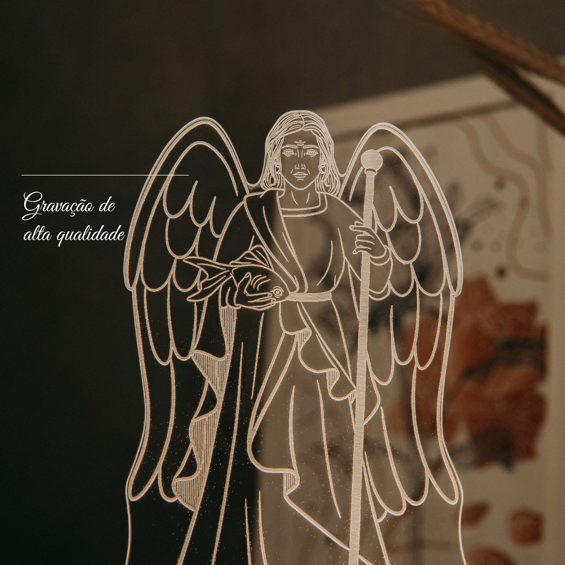 Luminária Arcanjo São Rafael