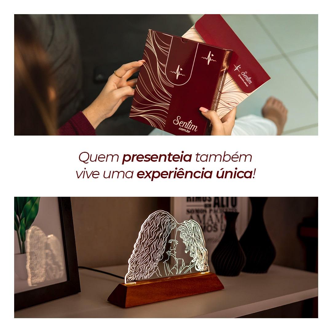 Luminária Mãe - Personalizada Com Foto, Frase e Música