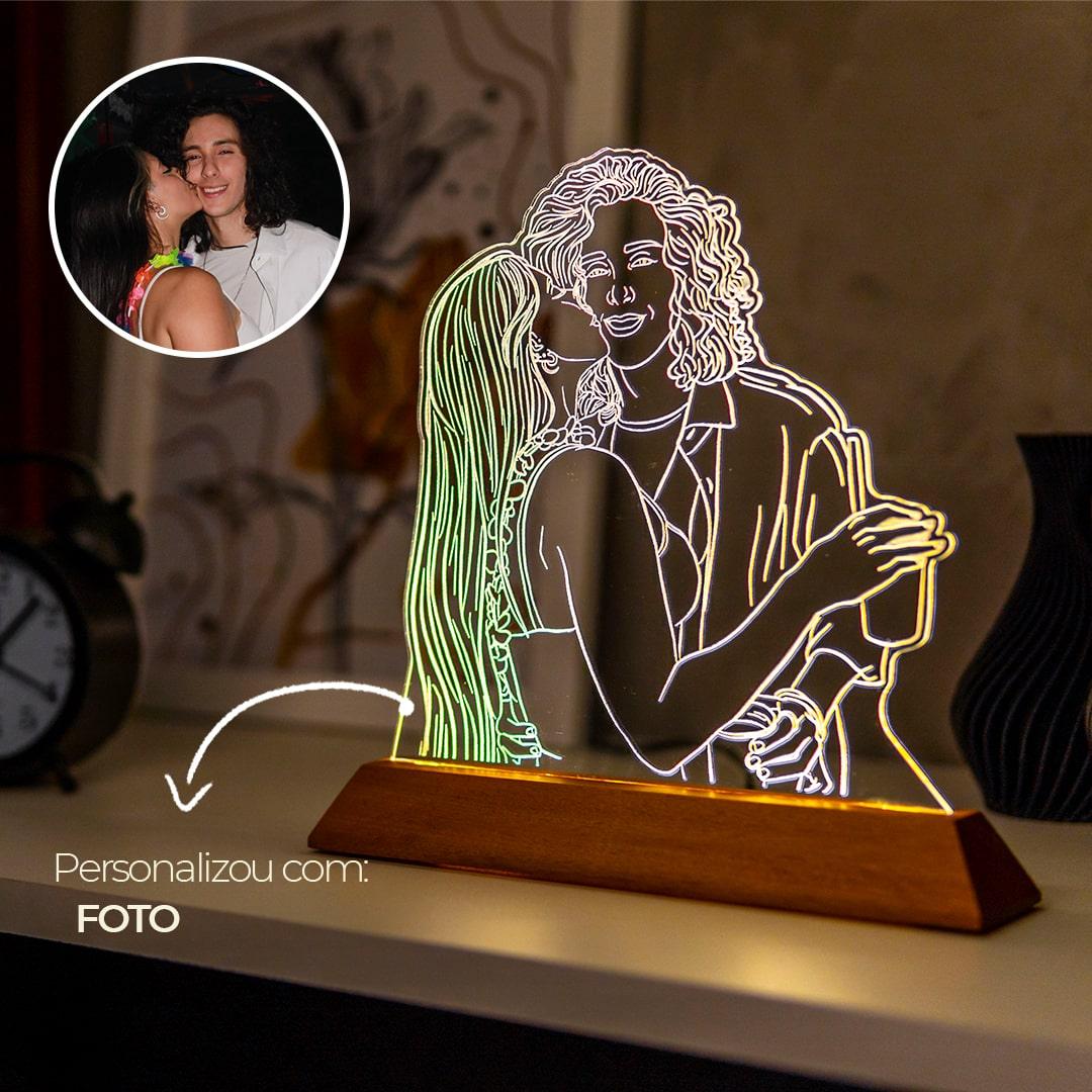 Luminária Personalizada Com Foto