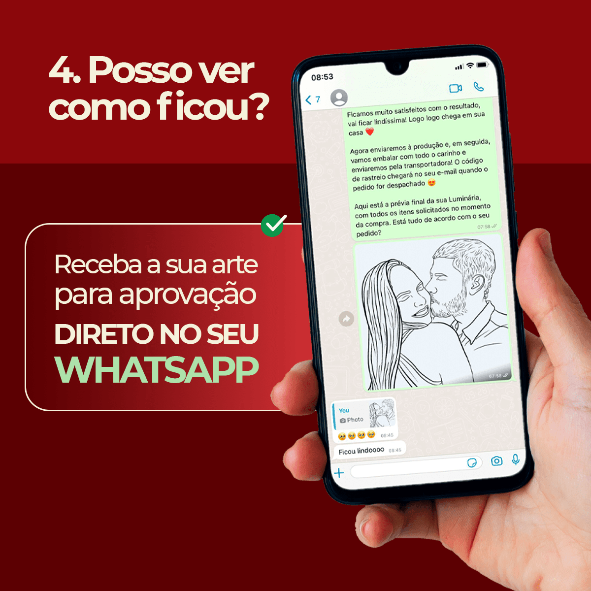 Luminária Personalizada Com Foto