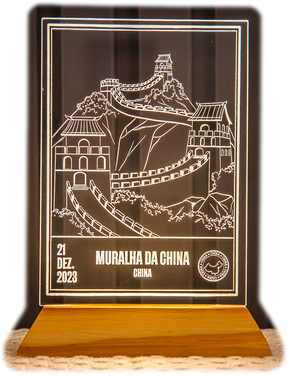Luminária Muralha da China