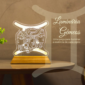 Luminária Signos Gêmeos