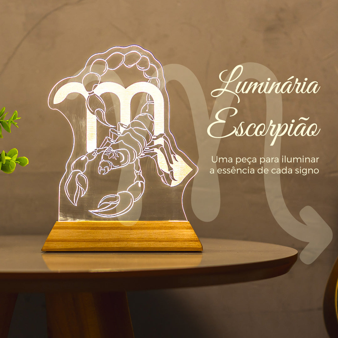 Luminária Signos Escorpião