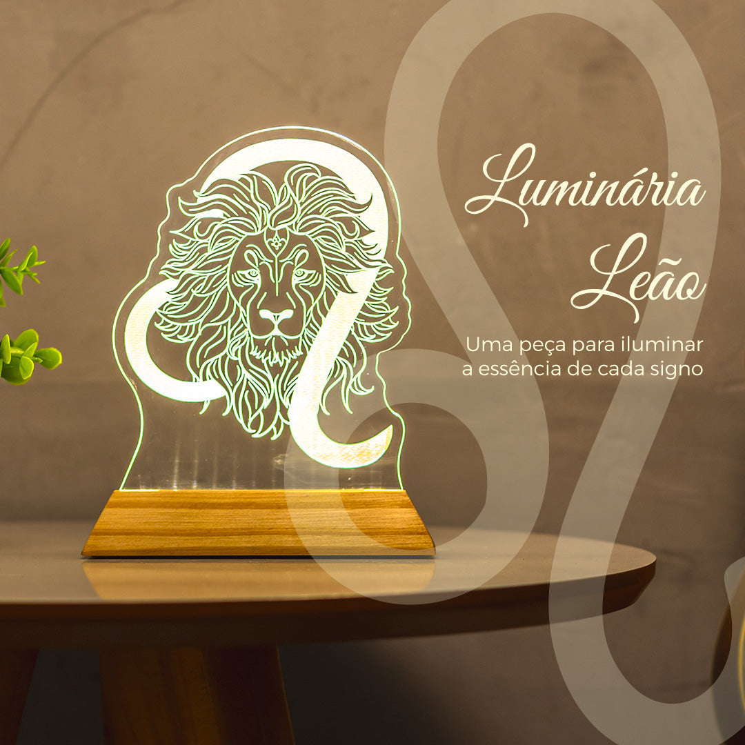 Luminária Signos Leão