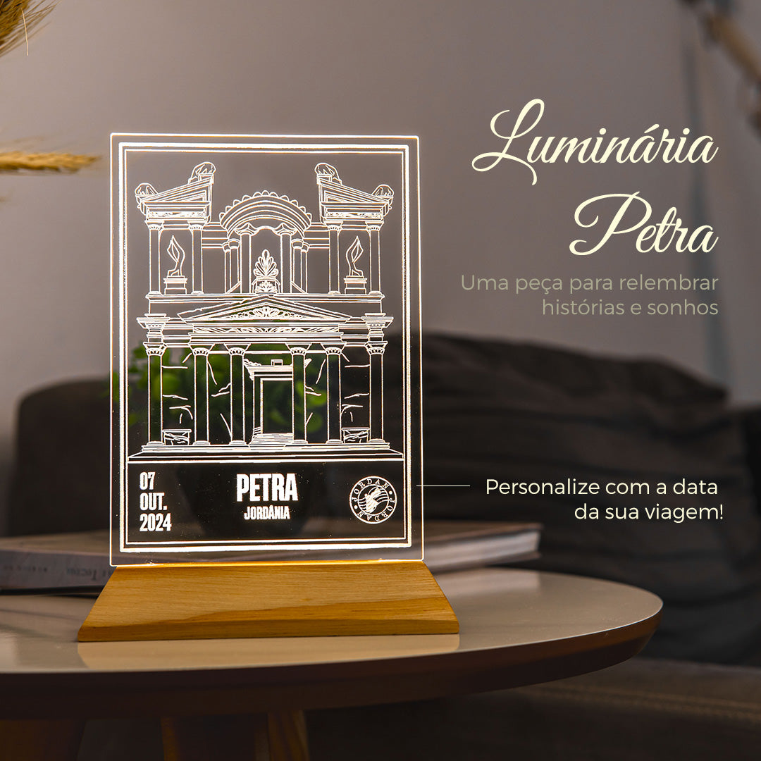 Luminária Petra Jordânia