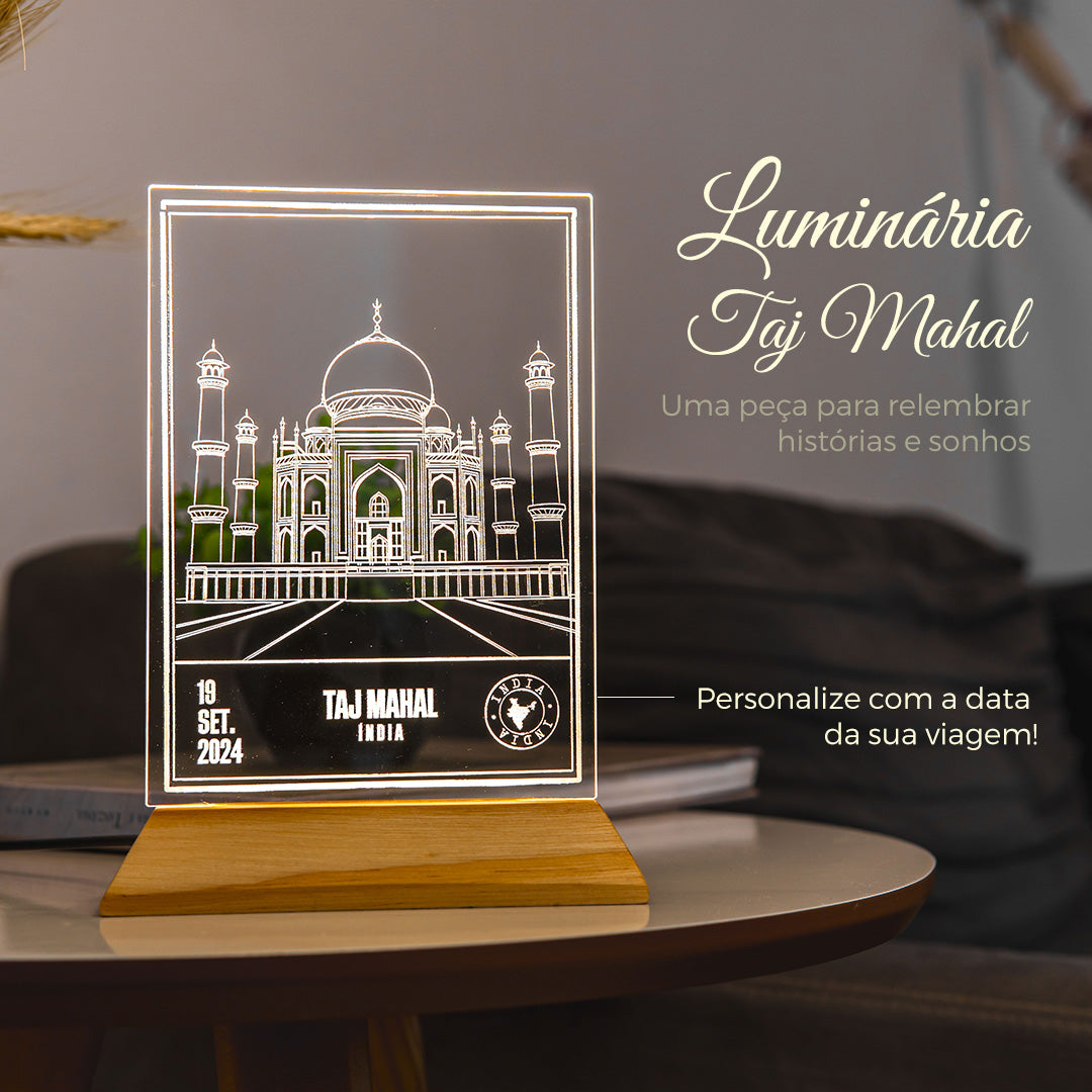 Luminária Taj Mahal Índia