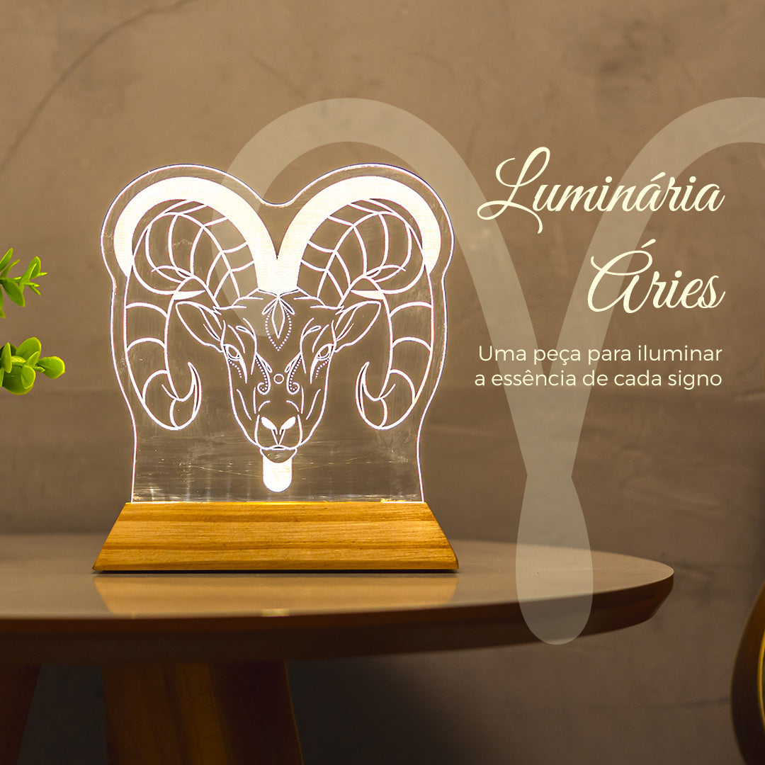 Luminária Signos Áries