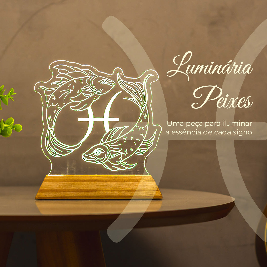 Luminária Signos Peixes