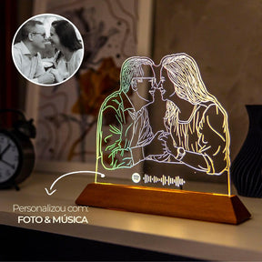 Luminária Personalizada Com Foto