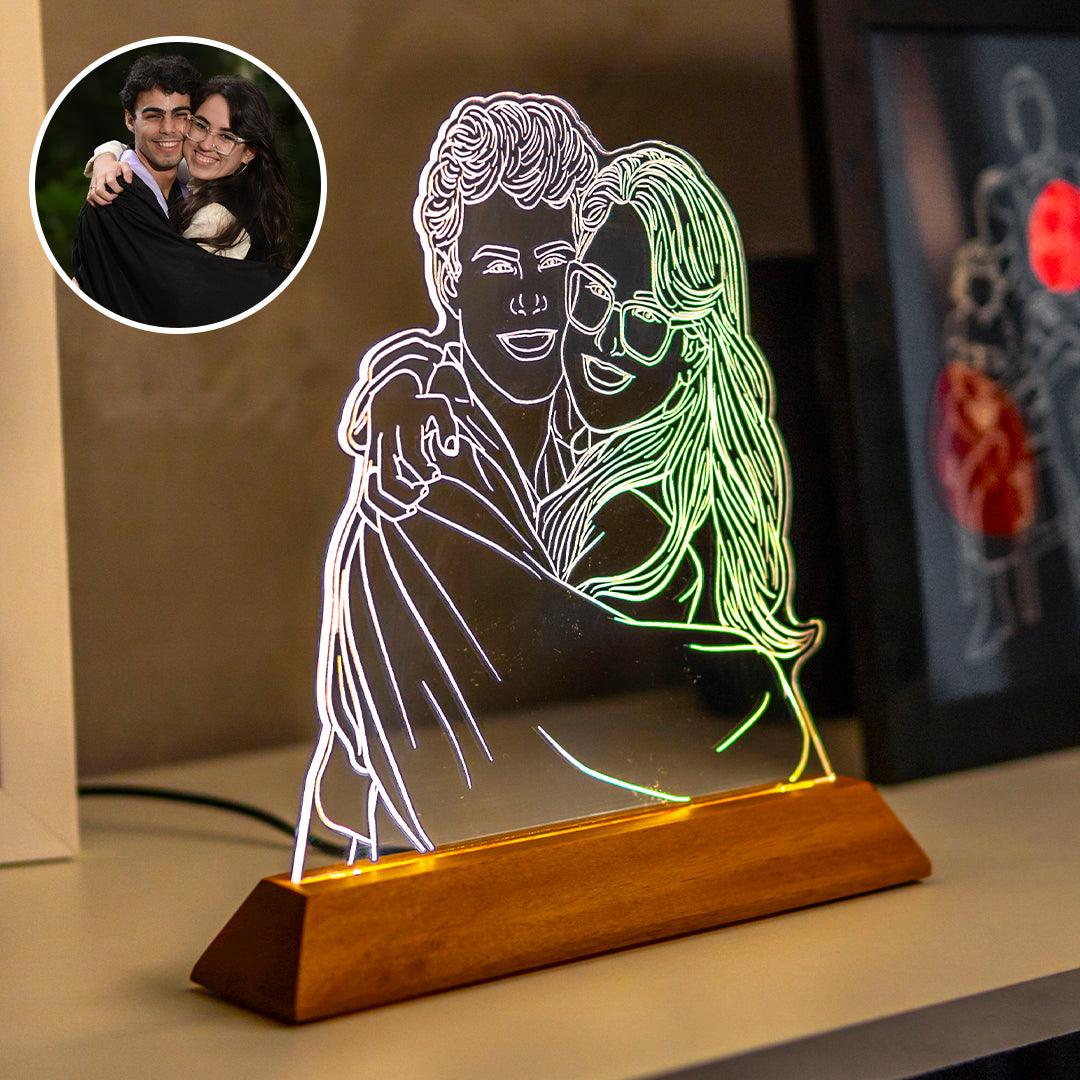 Luminária Personalizada Com Foto